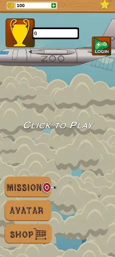 Go! Monkey Congo! title screen showing the main character